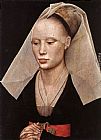 Rogier Van Der Weyden Canvas Paintings - Portrait of a Lady